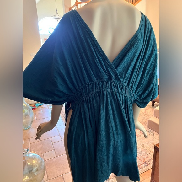 Free People Beach Swim Cover Up With Side Ties Size Medium/Large - Picture 4 of 7